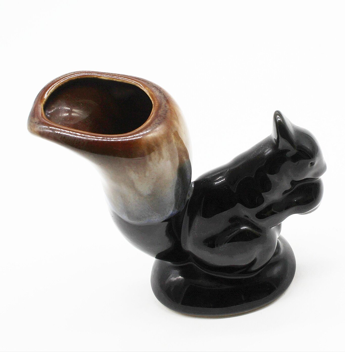 Vintage ceramic squirrel vase