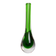Green soliflor sommerso vase by seguso, murano, italy, 1970