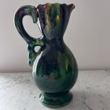 Flamed glaze pitcher