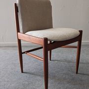 Série de 4 chaises scandinaves en teck, Danemark vers 1960