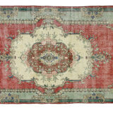 Anatolian handmade vintage rug 313 cm x 168 cm
