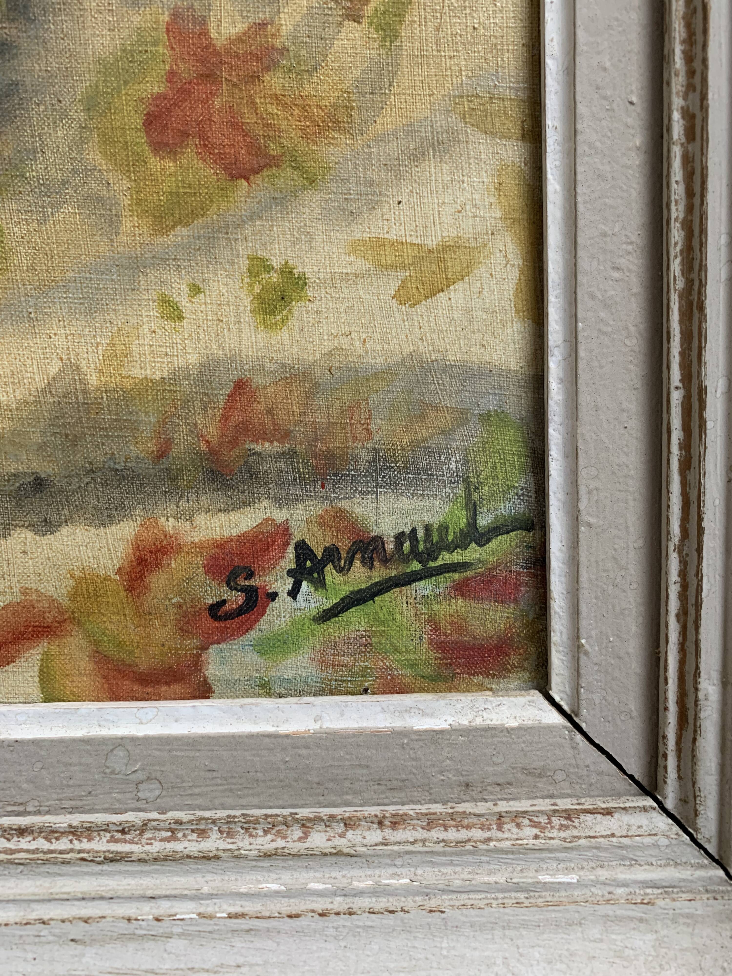 Old still life painting