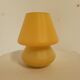 Small vintage lamp in orange opaline glass from the 1970s