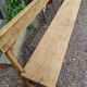 Oak church bench