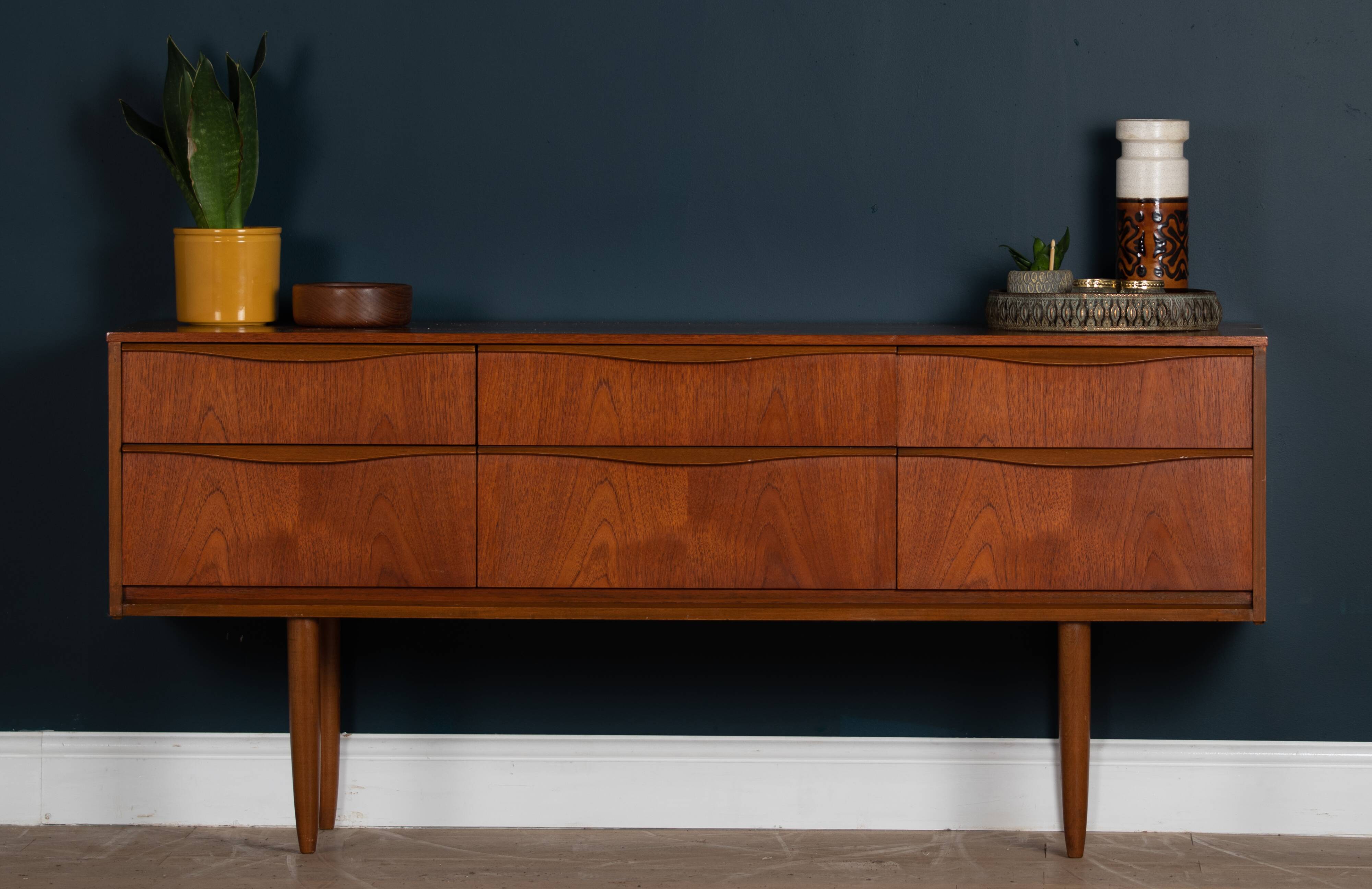 Restored Teak 1960s Austinsuite Chest Of Drawers Sideboard