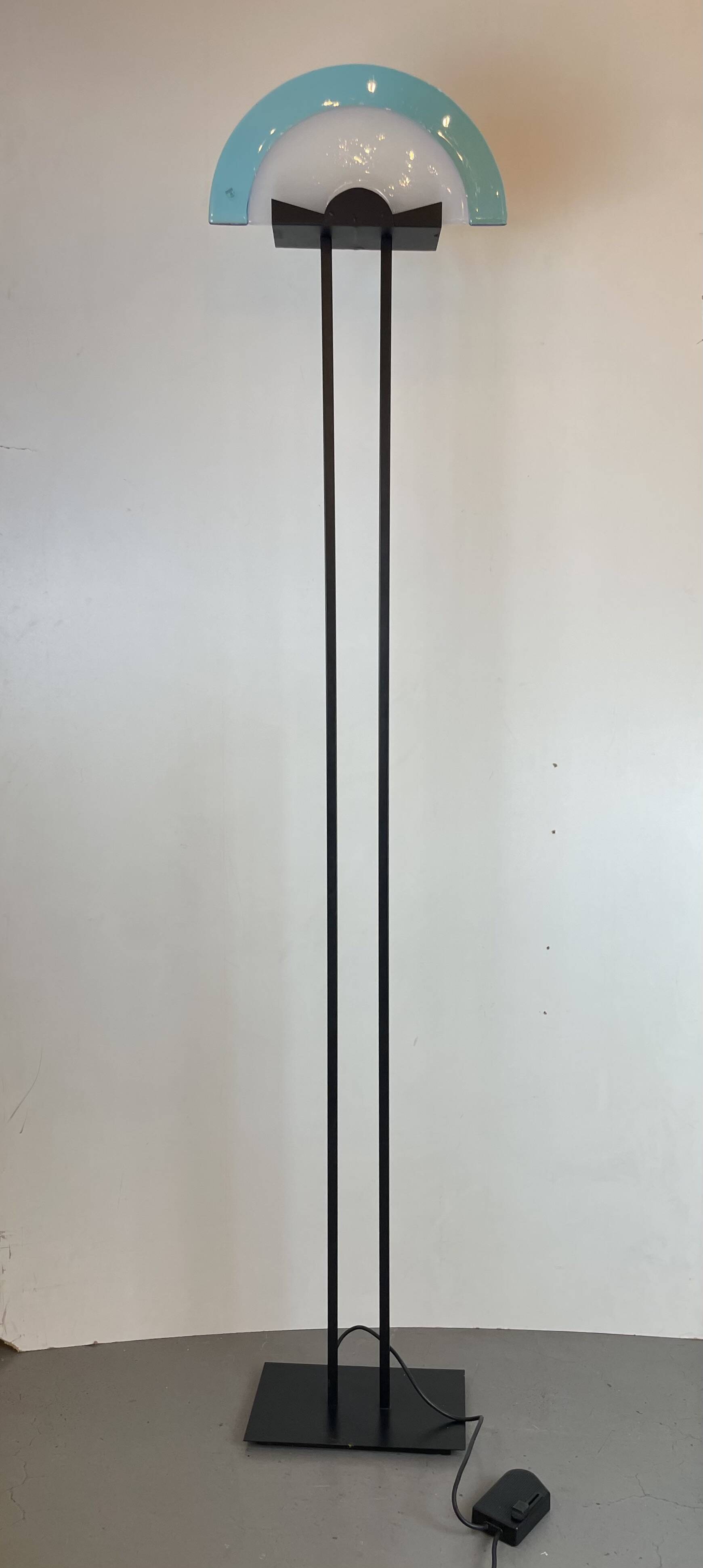 Murano Post-Modern Floor Lamp att. To Mazzega, Italy, 1980s
