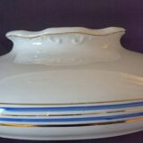 Vegetable dish or soup tureen in Onnaing earthenware A524