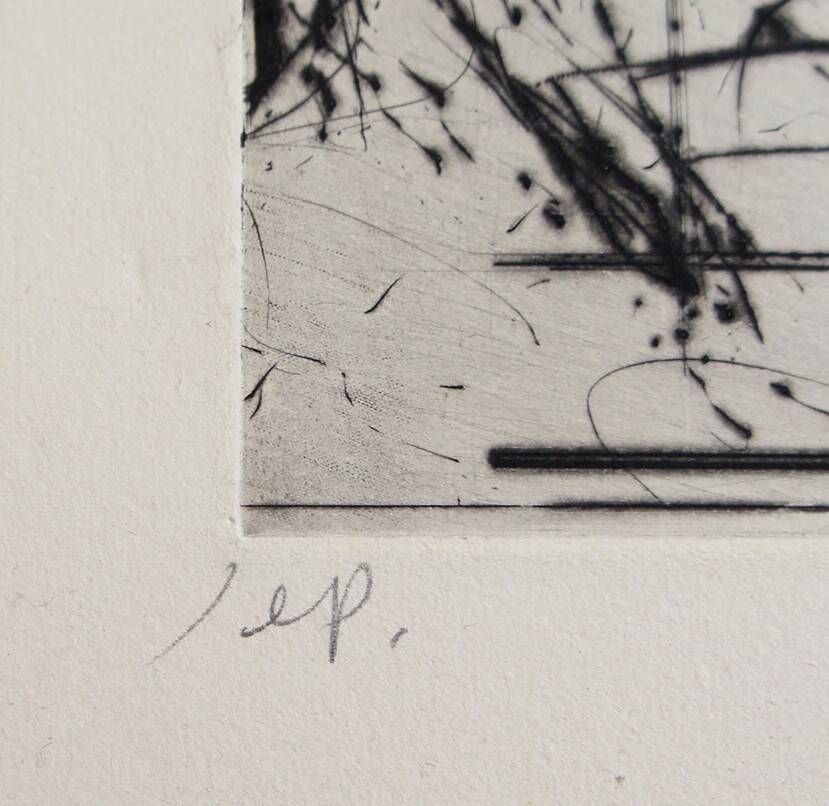 Yujiro OTSUKI (1948-), original signed print, 1983