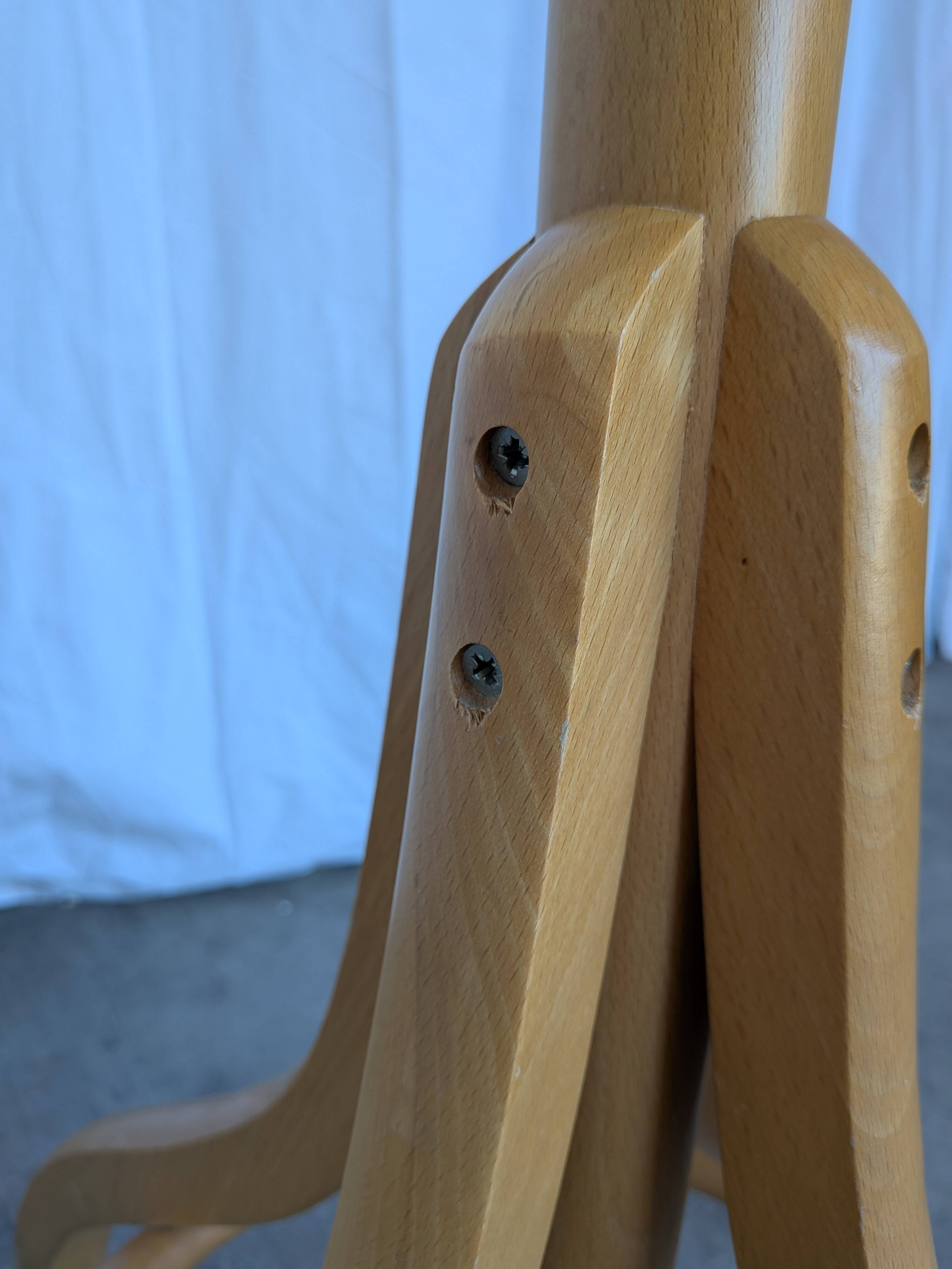 Vintage Bentwood Coat Stand, Thonet Style Hall Tree, Wood Coat Rack