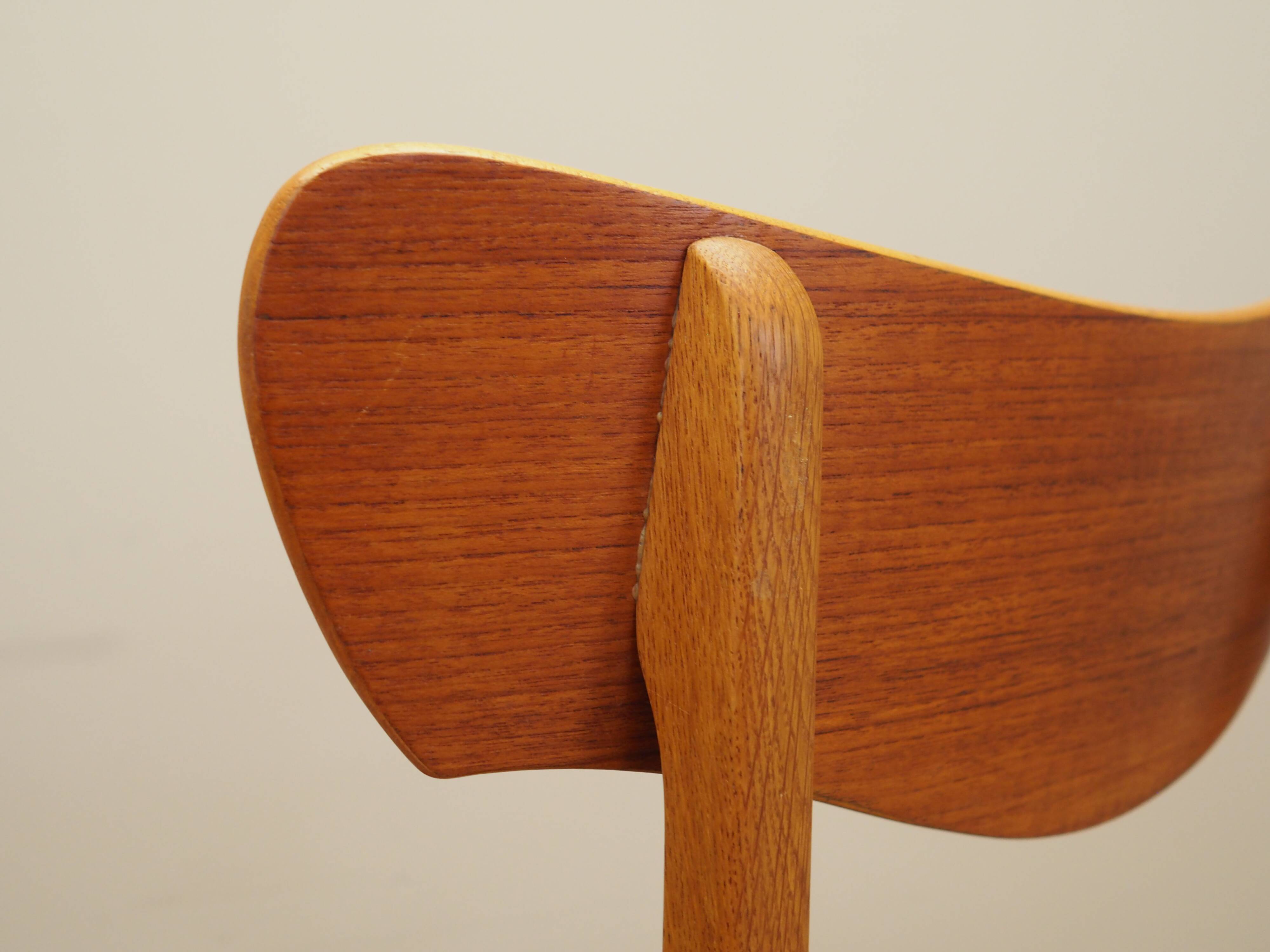 Set of four chairs, Danish design, 1970s, production: Denmark