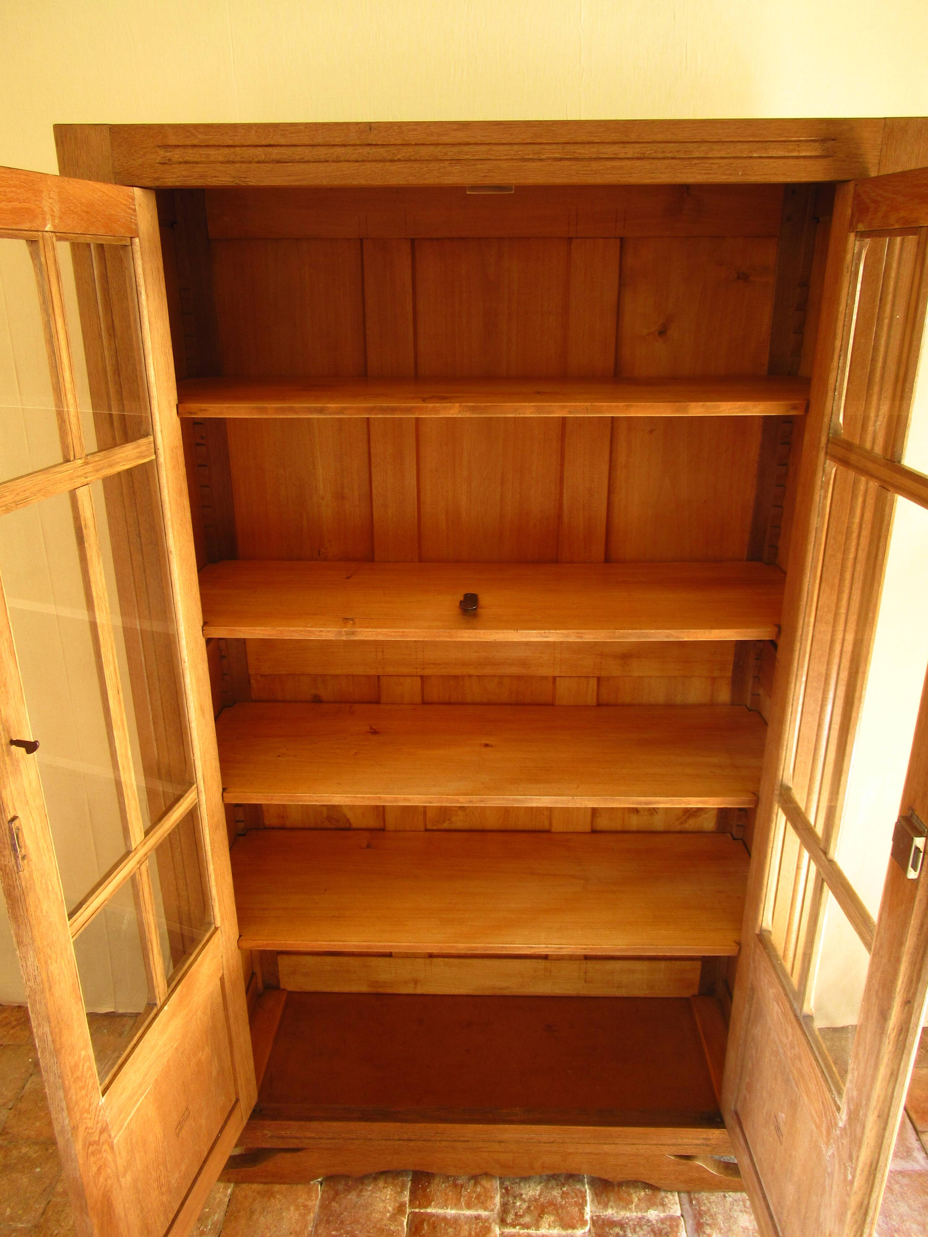 Glass-glazed parisian wardrobe