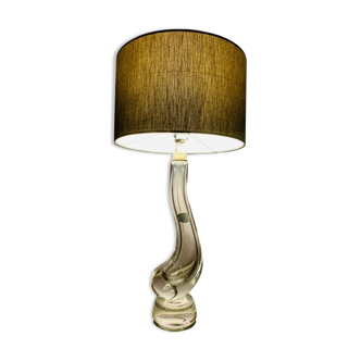 Lampe de table « Swan » Val st lambert  1950