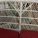 Wicker bench