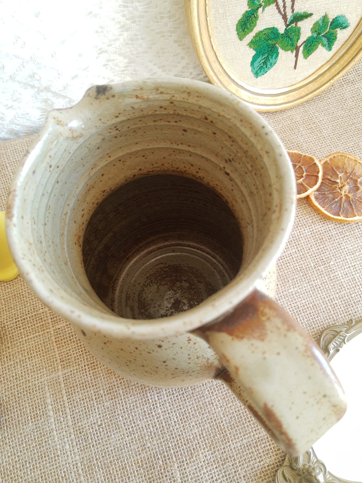 Vintage stoneware jug/pitcher