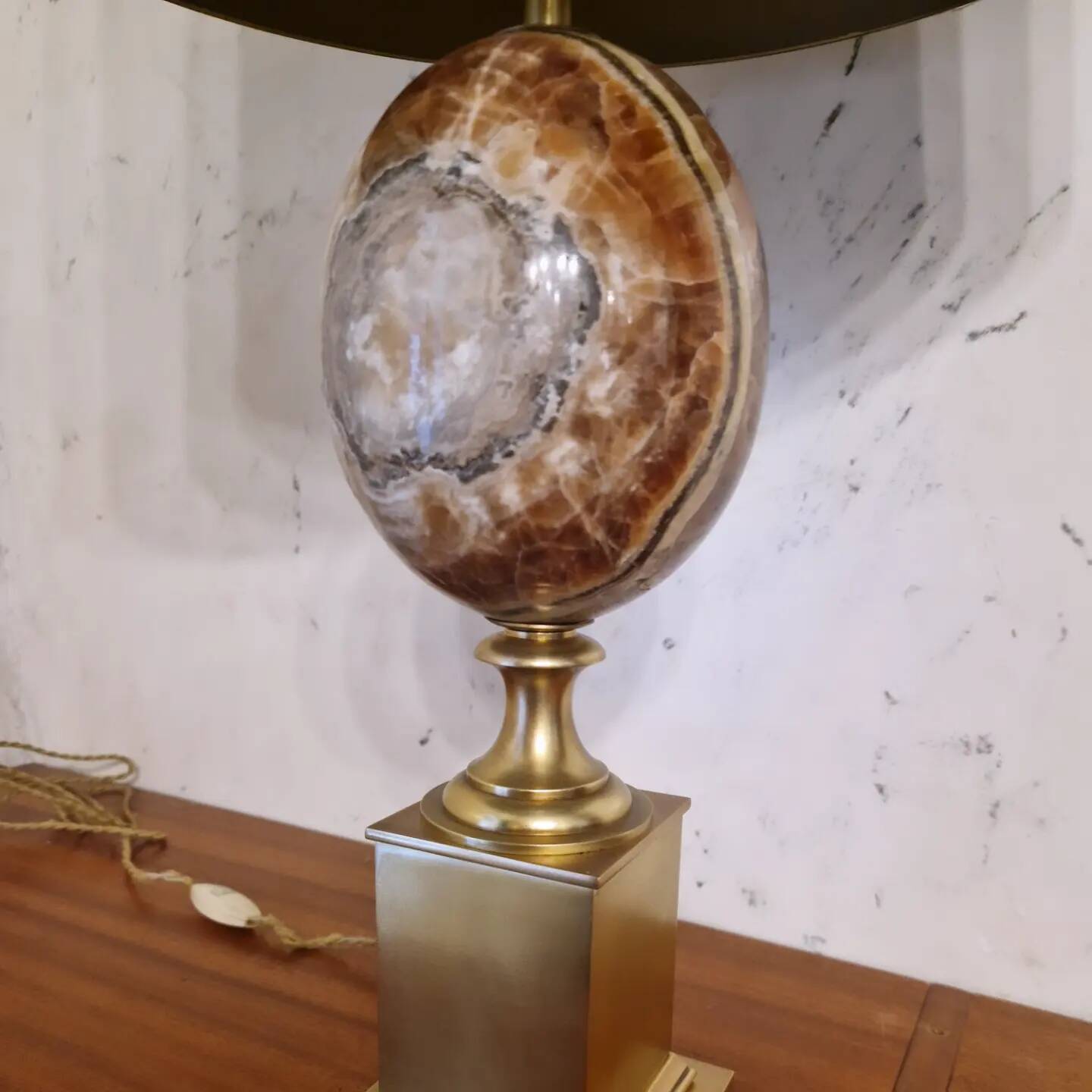 ée Charles Made in France signed, marble egg model from the 70's.