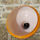 Suspension en opaline orange 70s