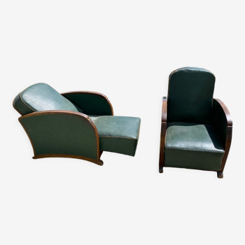 Pair of club chairs 1920