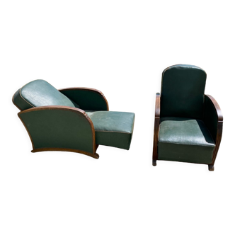 Pair of club chairs 1920