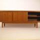 Enfilade scandinave en teck pas Hp Hansen Danemark 1960's