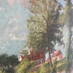 Lake landscape signed 1943