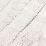 Berber carpet beni ouarain unbleached plain with large diamonds engraved 254x157m