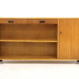 Scandinavian elm bookcase, Sweden, 1960
