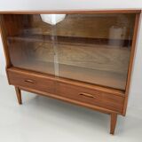 Vintage Jentique small wall unit/display cabinet from the 1960s made of teak