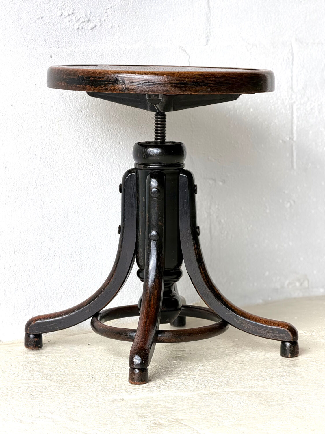 Fischel Bentwood Swivel Stool, 1930’