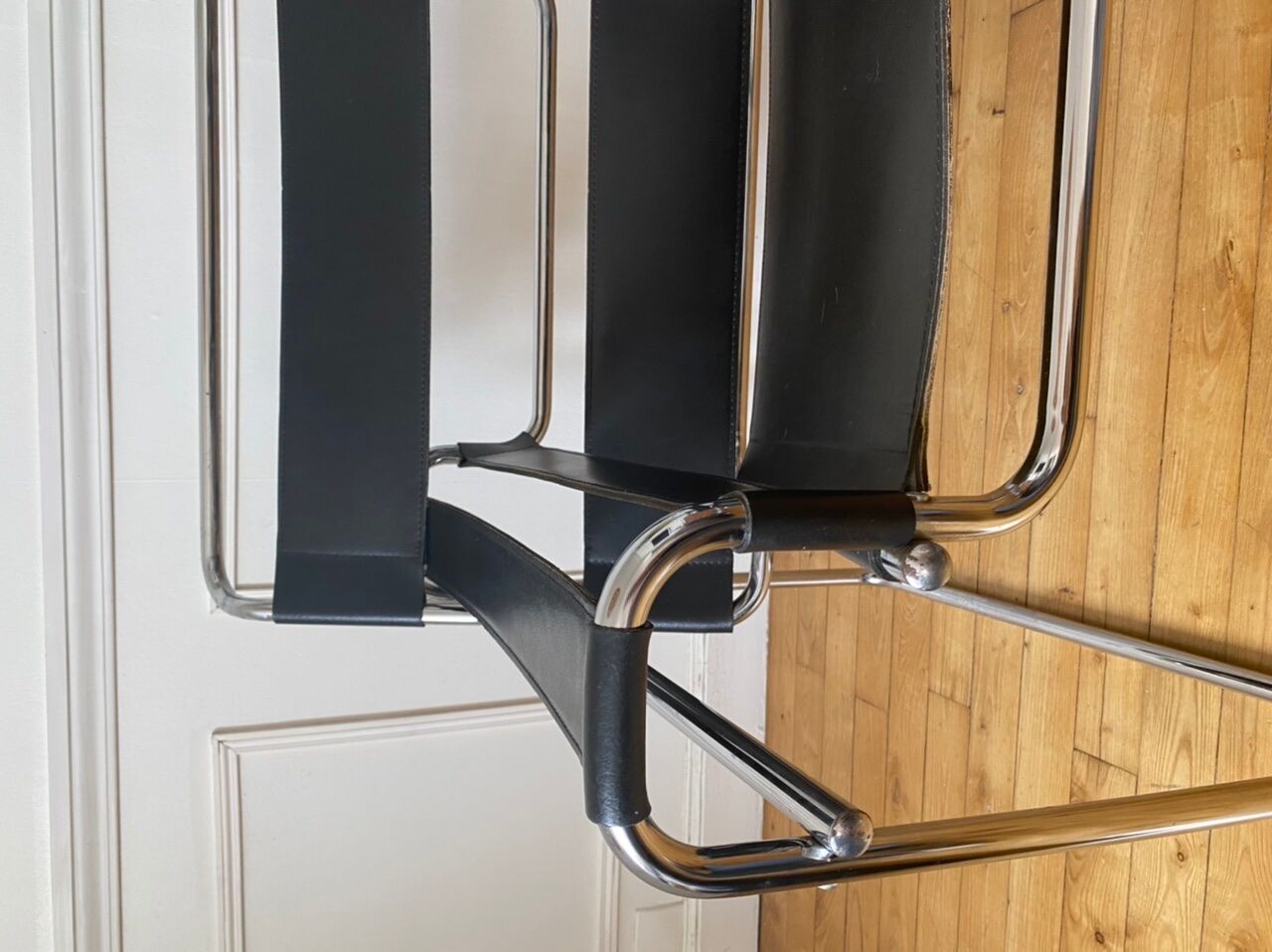 Wassily armchair by Marcel Breuer Habitat 1980 edition