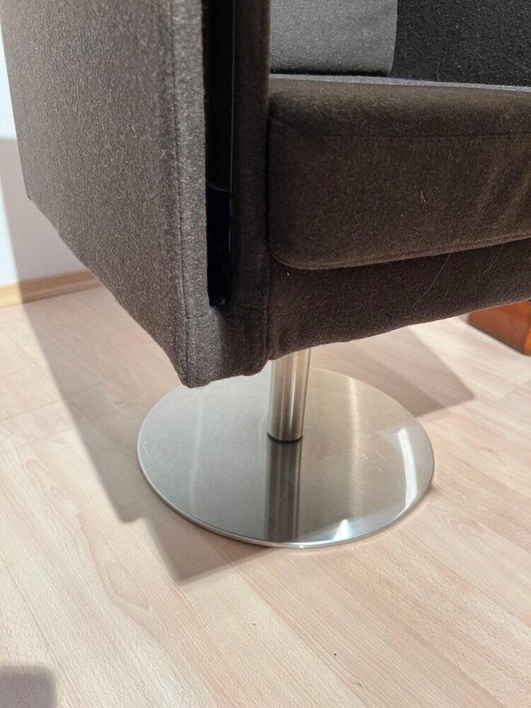 Set of Dutch Cubic Swivel Chairs with Tableau by Lensvelt, 2001