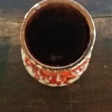Vase Germany with casting glaze