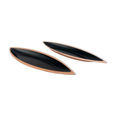 Paire de coupelles ou bols scandinaves en cuivre Ystad metall, design gunnar ander, suède