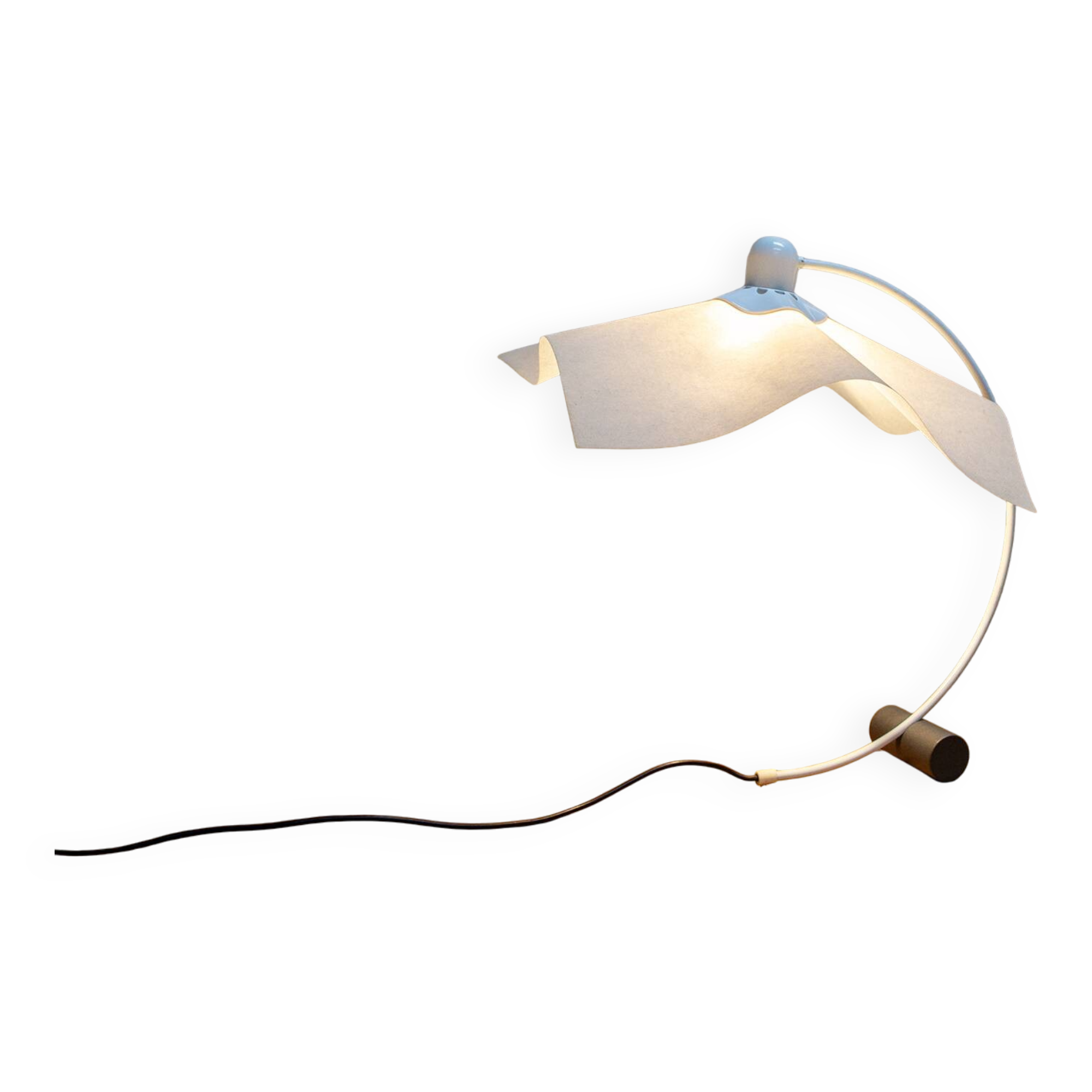 Lampada da tavolo modello "Area curva". di Mario Bellini per Artemide, Italia, 1974