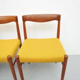 Danish vintage teak dining chairs by HW Klein for Bramin, set of 4