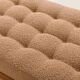 Scandinavian mid century daybed in natural boucle fabric, Denmark 1960s