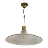 Suspension italienne en verre de Murano à bulles, style moderne du milieu du siècle, années 1970