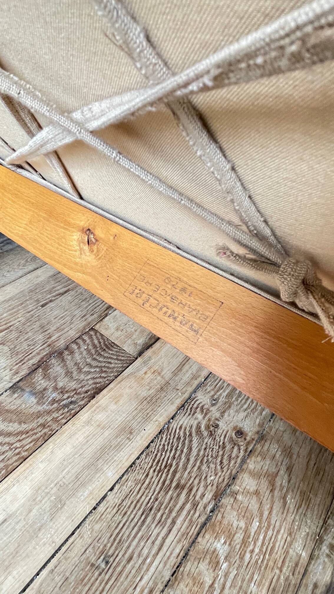 paire FAUTEUILS MANUCERE France Vintage