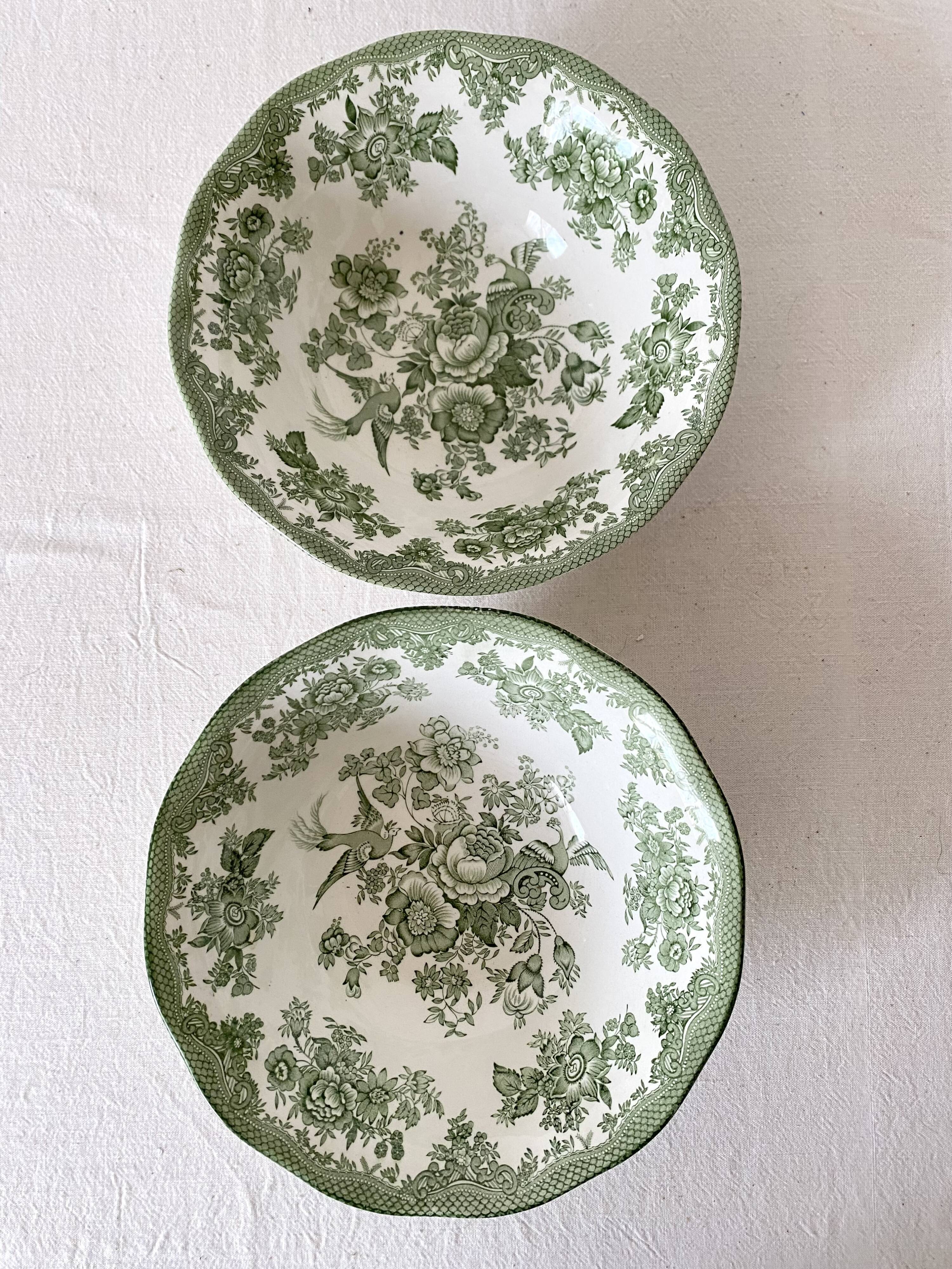 Enoch Wedgwood English porcelain salad bowls