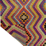 Anatolian handmade kilim rug 280 cm x 189 cm