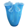 Large multi-layer glass handkerchief vase