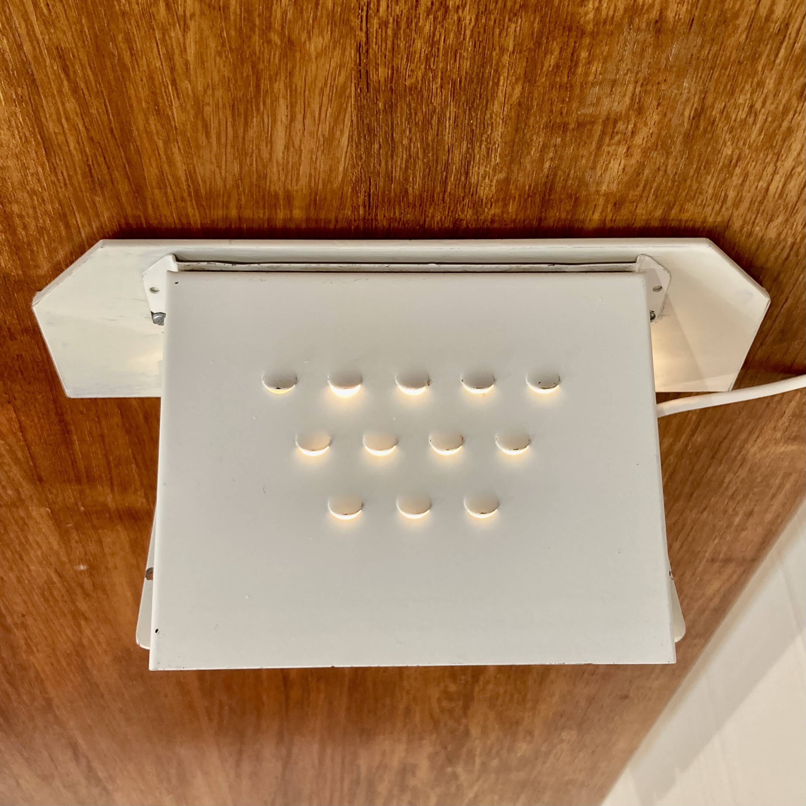 Pair of industrial wall lights scandinavian design 1950.
