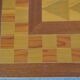 Table low wood and gilded wrought iron style 1940