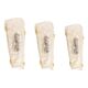 Set of 3 large angular wall sconces in Murano glass by Hillebrand, Germany, 1960s.