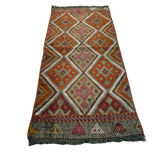 Vintage turkish kilim rug 94x40 cm