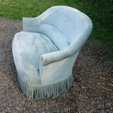 Banquette crapaud bleue