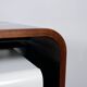ROSEWOOD DESK MICHEL BOYER TFM EDITION 1970s ROTHSCHILD BANK