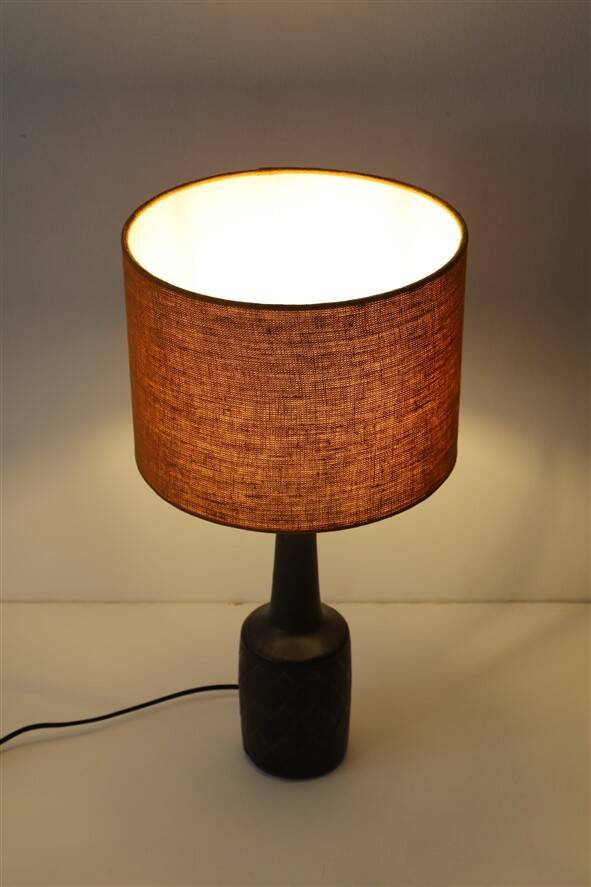 Big “DL 32” ceramic table lamp by Per Linnemann-Schmidt for Palshus / 1960s / 1970s