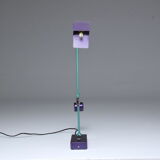 Vintage blue and turquoise lamp
