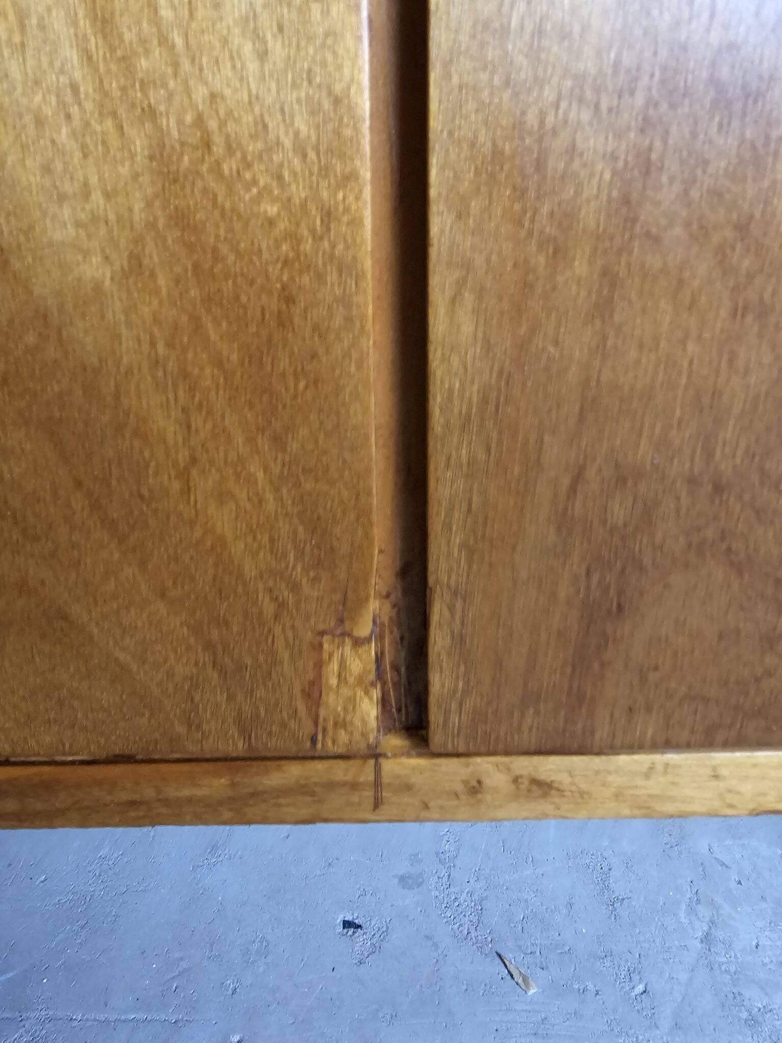 Lowboard sideboard from Braakman DB02 birch series loop legs for Pastoe