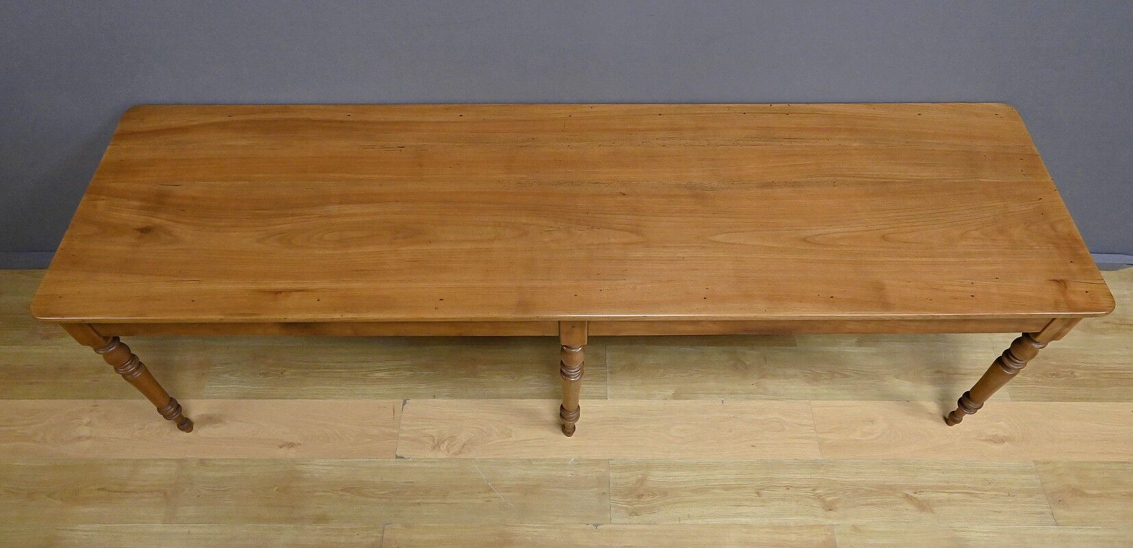 Table de ferme en merisier – fin XIXe